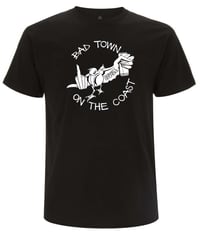 Skimmity Hitchers 'Bad Town On The Coast' T-shirt BLACK