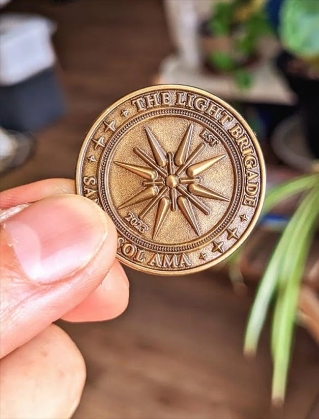 Image of Limited-Edition Light Brigade Pin