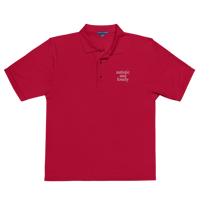 EMBROIDERED SIGNATURE POLO - RED