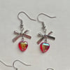 lover heart fish hook earrings