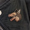 The Plague Fox (Silver or Copper) Enamel Pin
