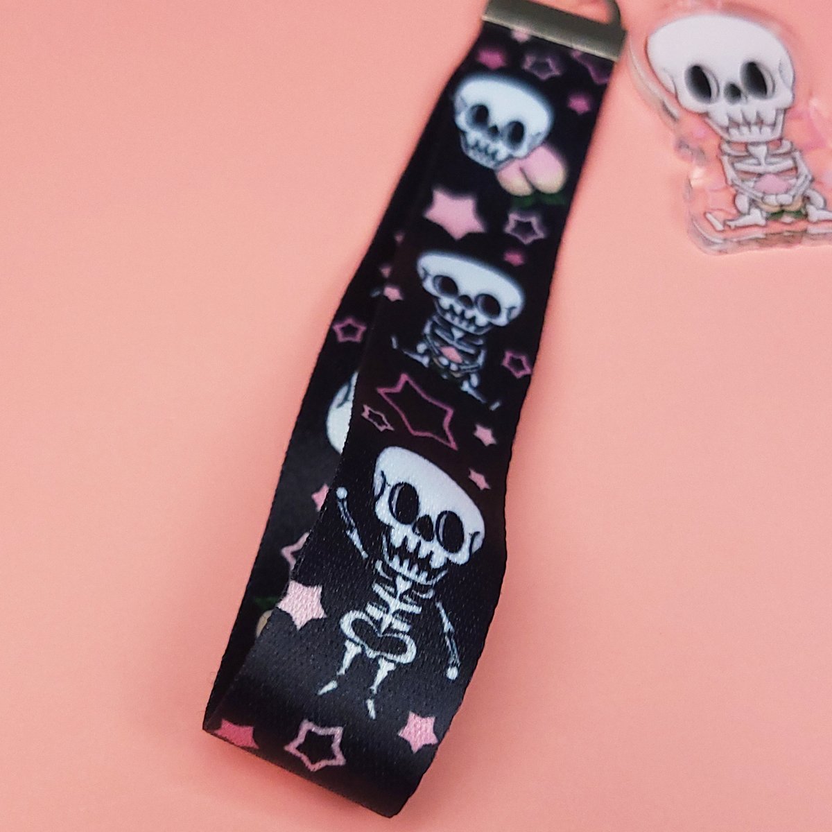 Little Guy Keychain Lanyard W/ Acrylic Keychain