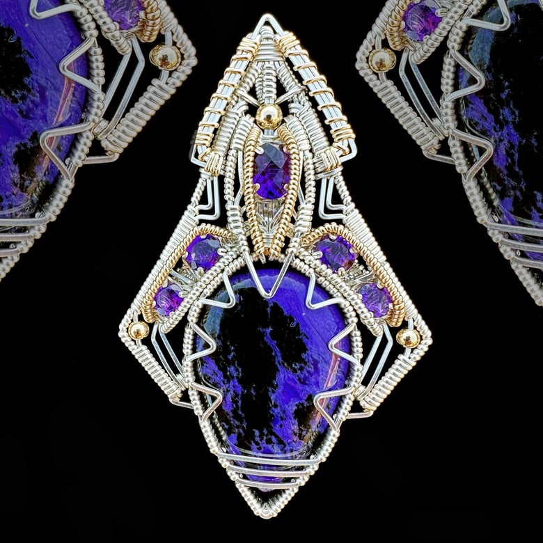 Image of Sugilite and Amethyst Talisman