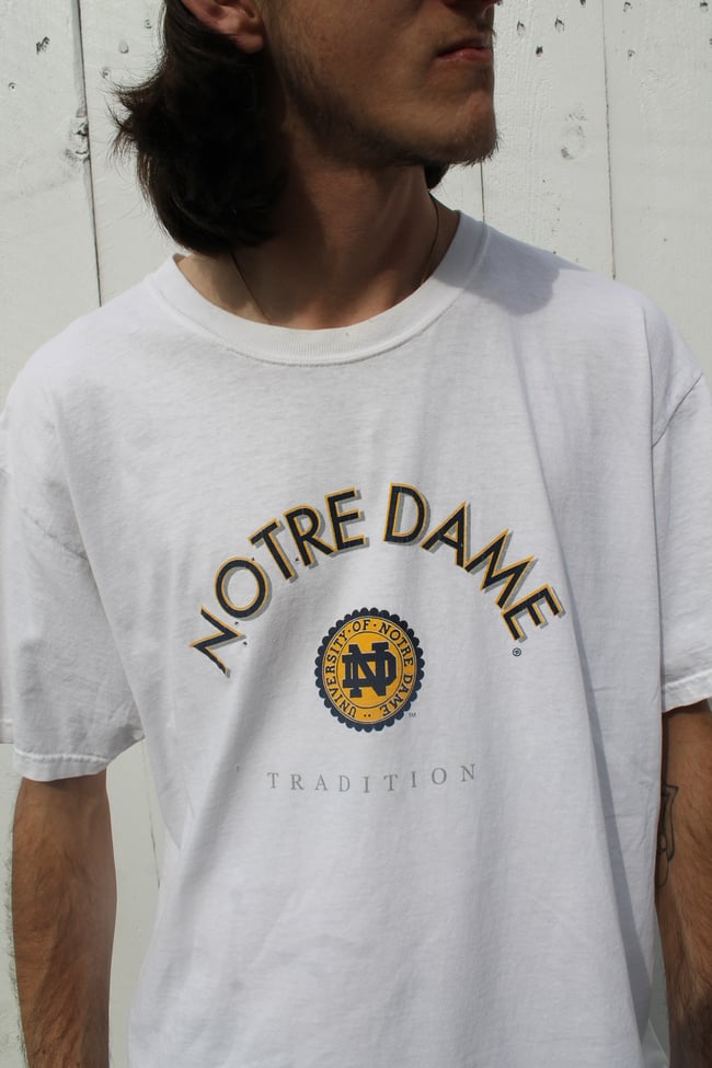 90's Notre Dame Tee