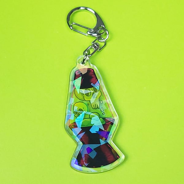 Image of Warm Light - Holographic Acrylic Keychain