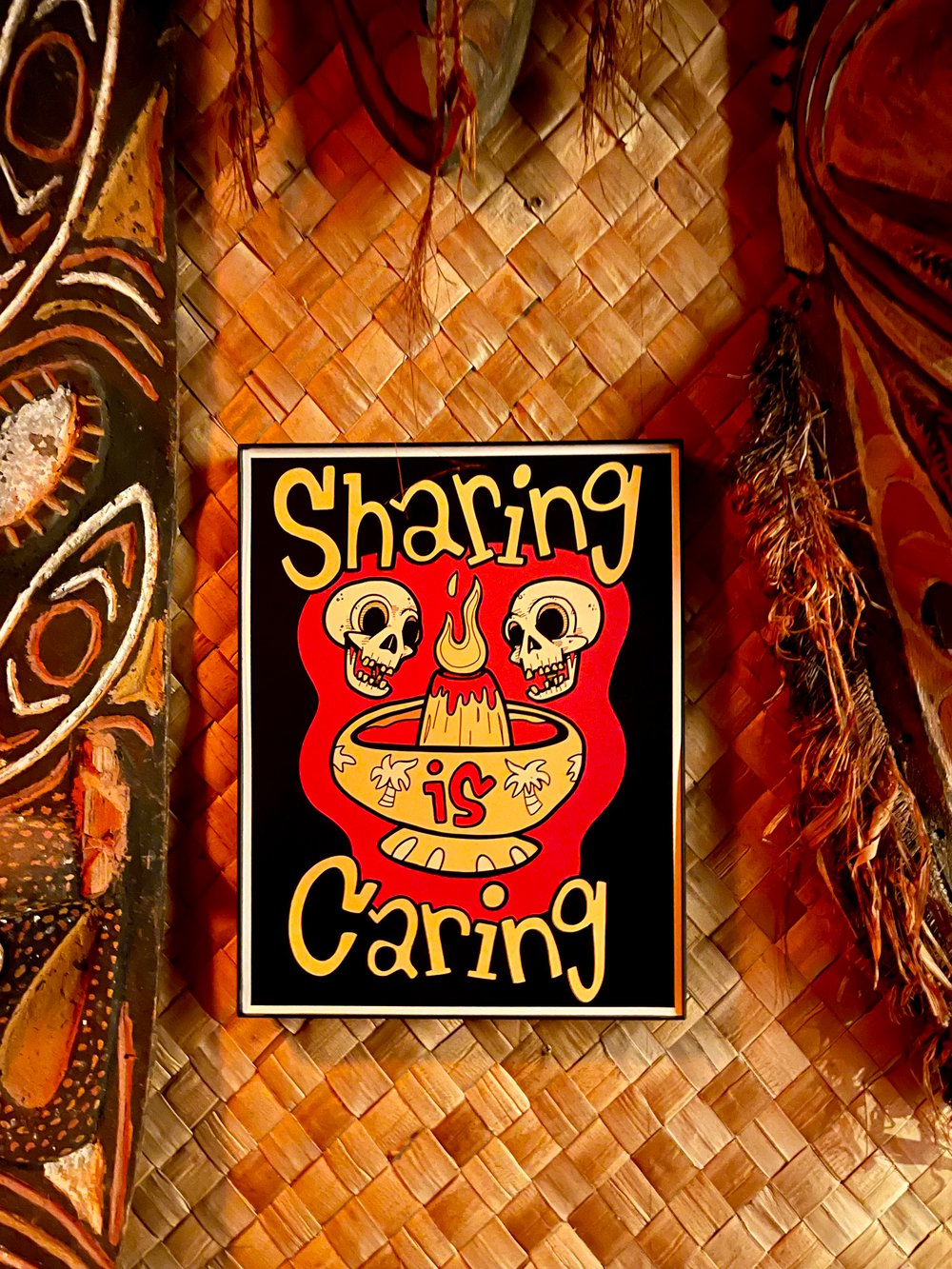 SHARING IS CARING 8.5" x 11" Limited Edition Offset Print