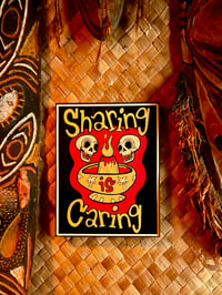 Image 1 of SHARING IS CARING 8.5" x 11" Limited Edition Offset Print