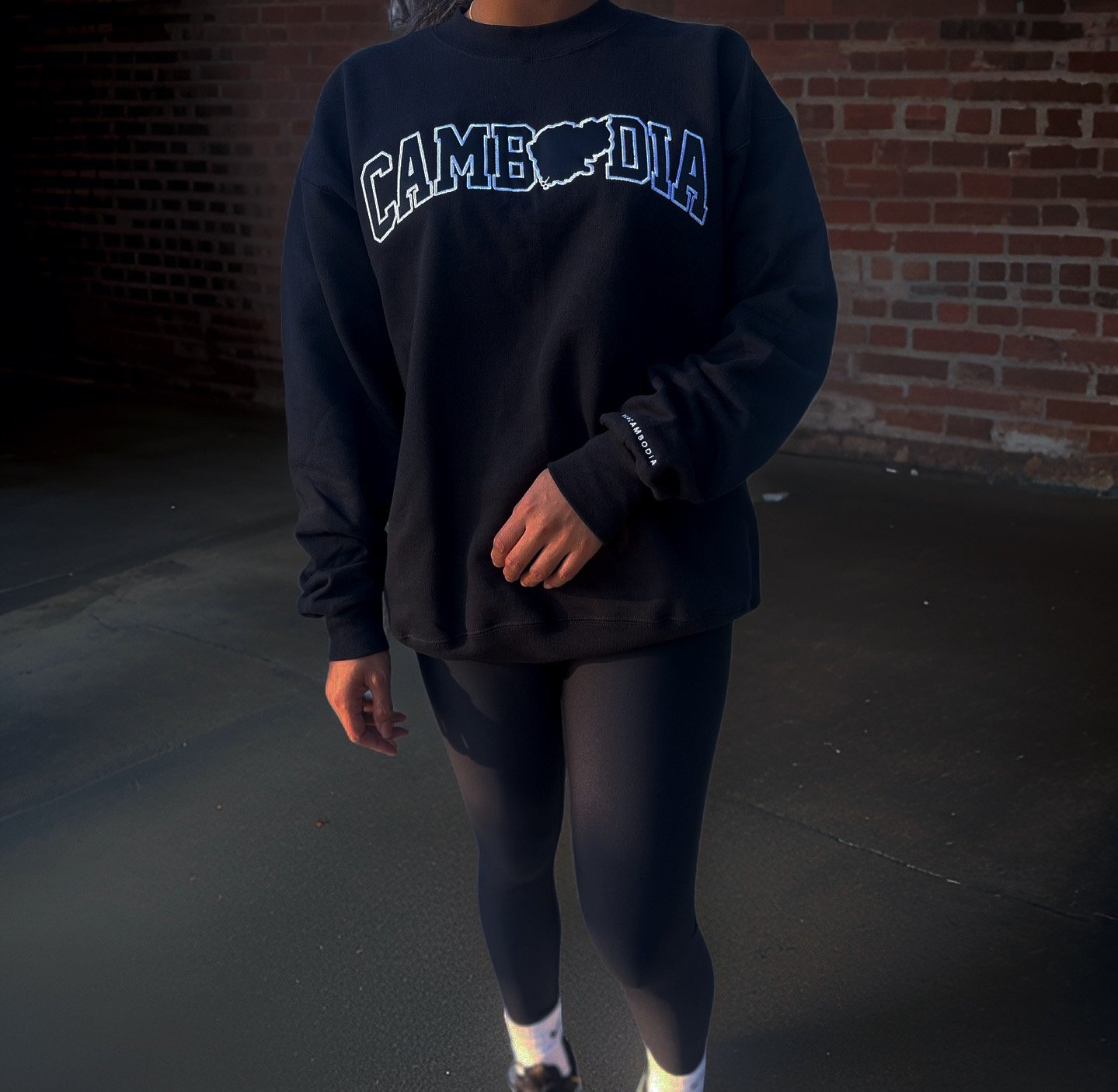 Image of Limited Edition Embroidered Cambodia Sweater *PRE-ORDER