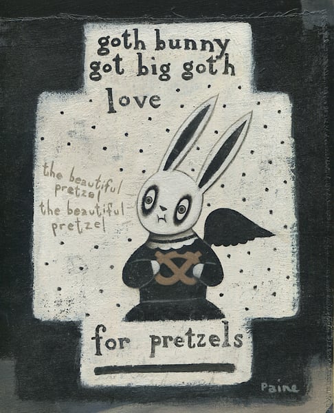 Image of Goth Bunny Pretzels