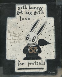 Goth Bunny Pretzels