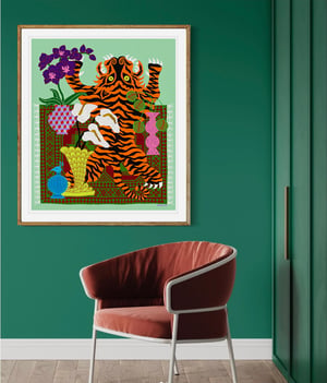 Image of Abundance Tiger Fine Art Print