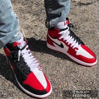 Image 2 of Red Black two toned