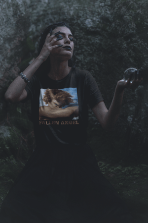 Image of The Fallen Angel Painting T-Shirt