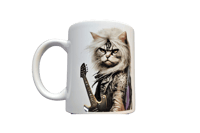 Image 2 of Punk Rock Cat #9 Coffee Mug