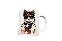 Image 1 of Punk Rock Cat #10 Coffee Mug