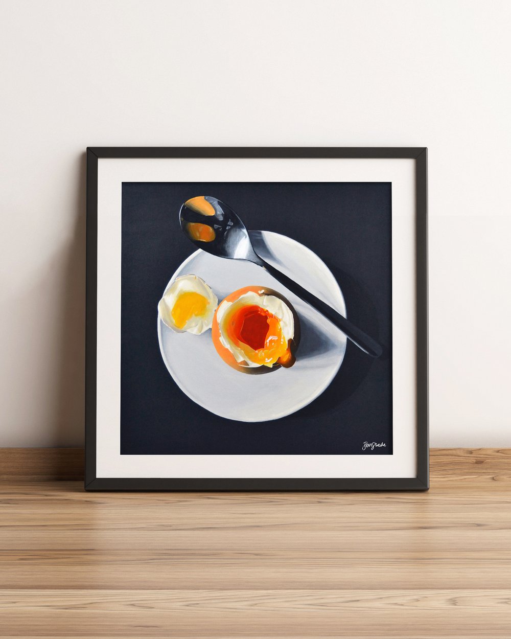 Egg & Spoon Print