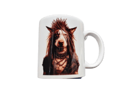 Punk Rock Dog #2  Coffee Cup