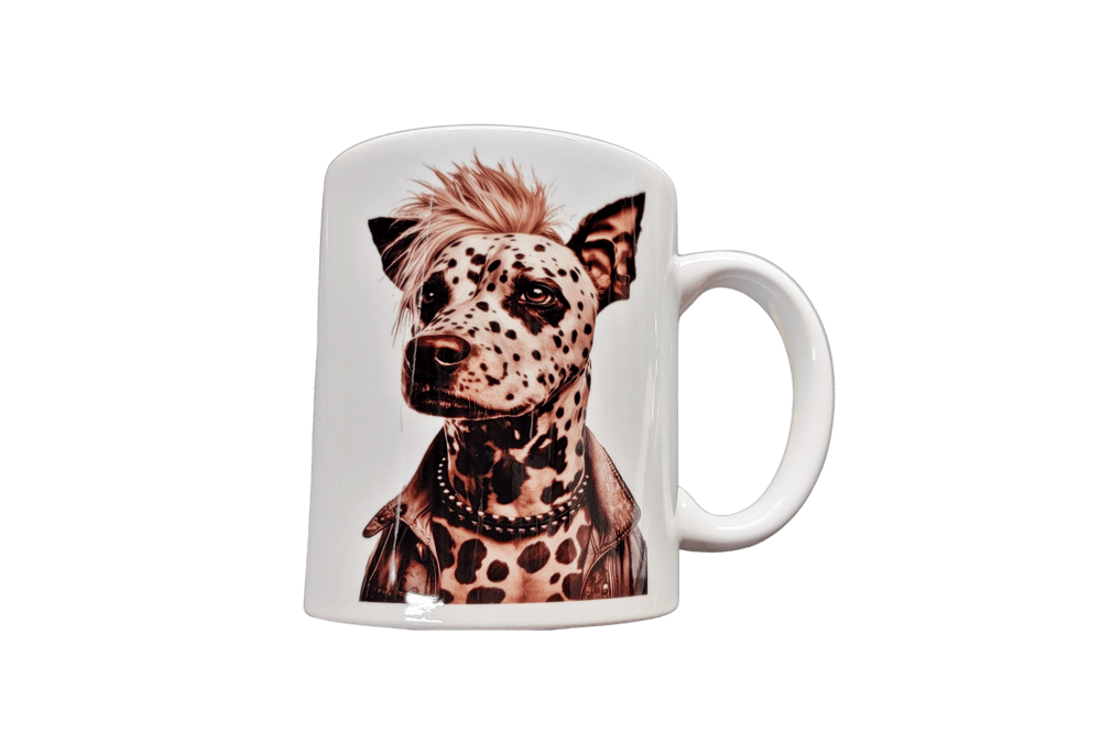 Image of Punk Rock Dog #4 Coffee Mug
