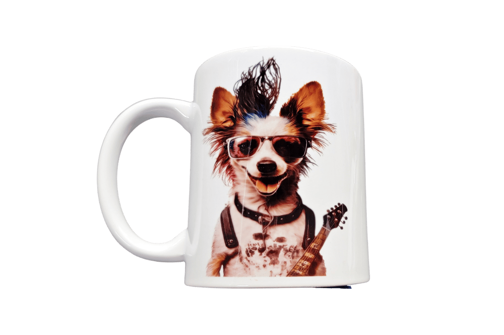 Image of Punk Rock Dog #7 Coffee Cup