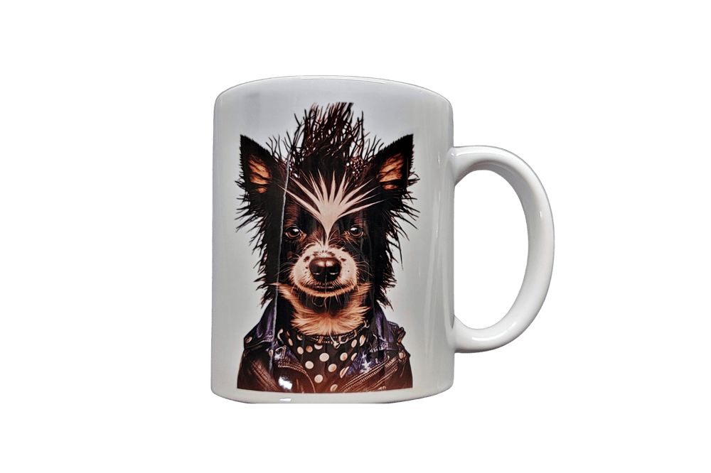 Image of Punk Rock Dog #8 Coffee Cup