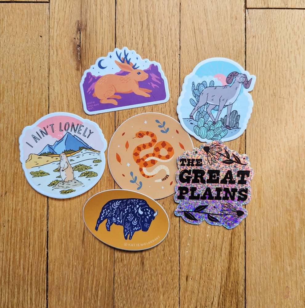 Image of Way Out West sticker pack