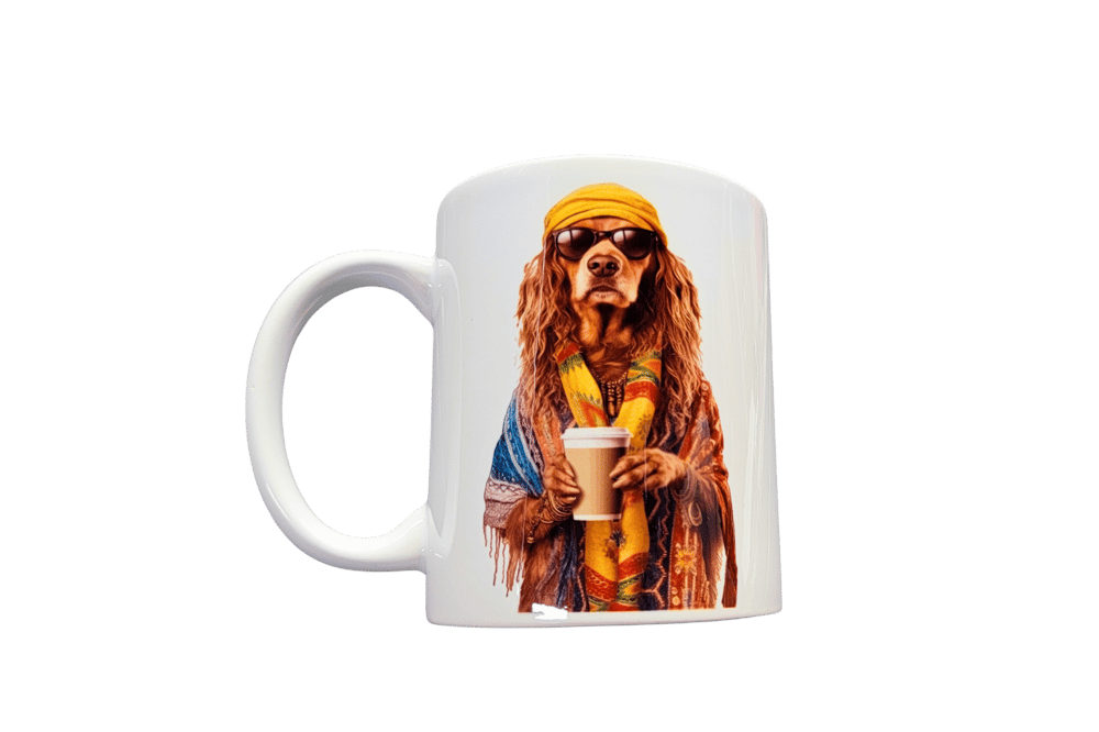 Image of Boho Chic Dog Coffee Mug