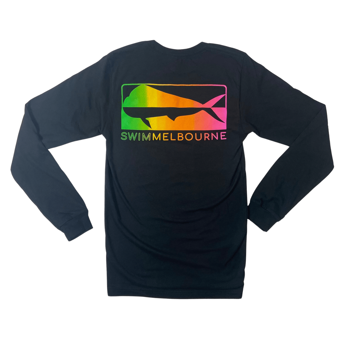 Swim Melbourne Long Sleeve (Black/MultiColor) Swim Melbourne Masters