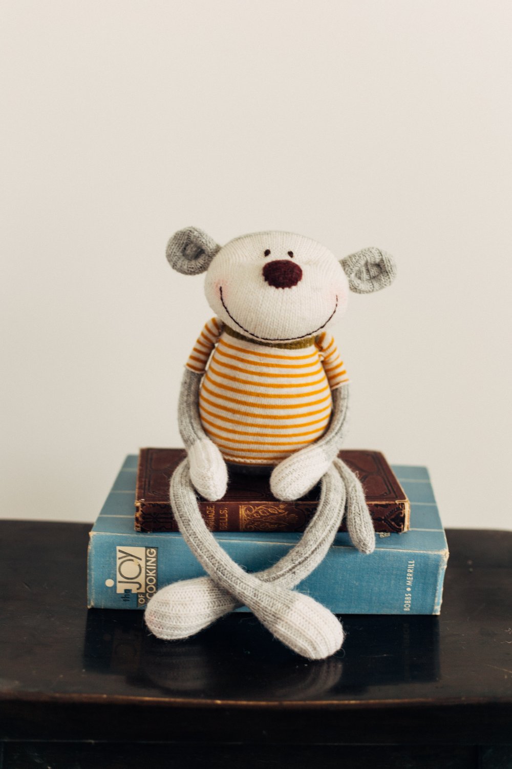 Image of Gerfried - Sculpted Sock Monkey, Polyfilled and Weighted