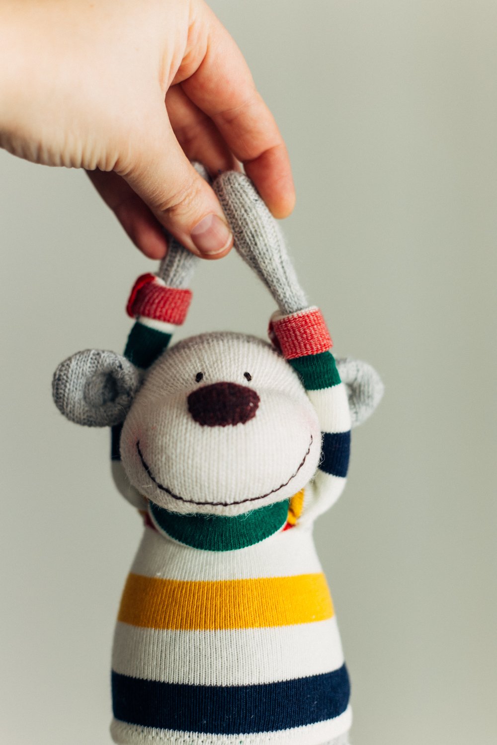 Image of Hans - Sculpted Sock Monkey, Polyfilled and Weighted