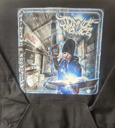 Image of DONNIE MENACE : CHAINSAWS & BOOMSTICKS PT. 2 Hoodie