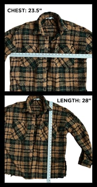 Image 3 of MNML Heavyweight Woven Flannel Shirt Jacket
