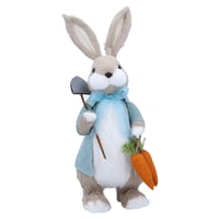 Bristle Bunny with Spade & Carrot