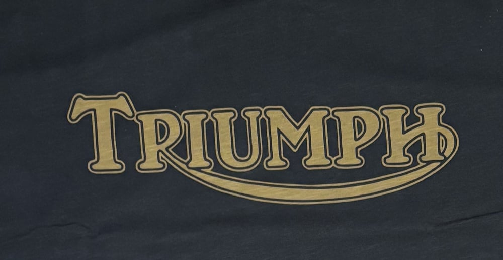 Image of TRIUMPH FORK SEAL HERITAGE LOGO T-SHIRT