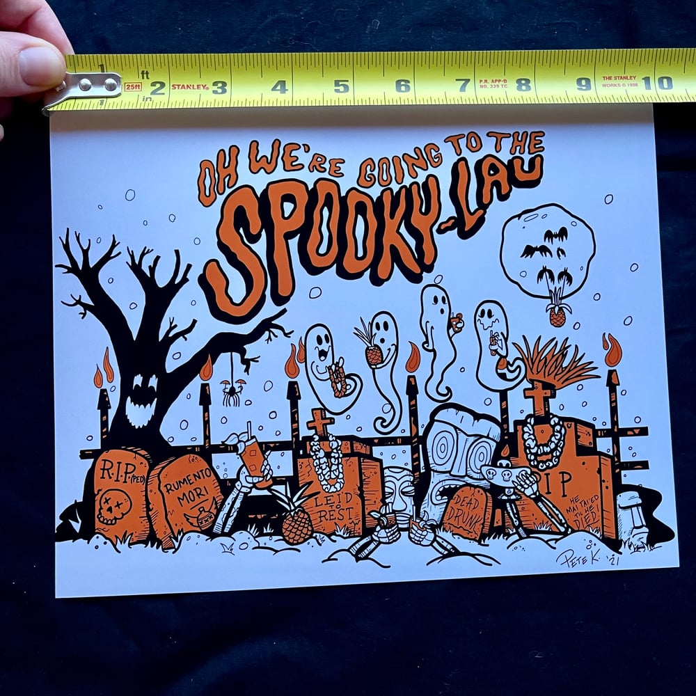 SPOOKY-LAU 8" x 10" Limited Edition Signed/Numbered Giclee Print