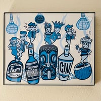 Image 1 of SPIRITED SPIRITS 8" x 10" Limited Edition Signed/Numbered Giclee Print