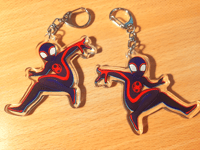 Image 4 of Spideyverse 2.5 Inch Acrylic Keychains