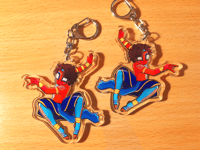 Image 5 of Spideyverse 2.5 Inch Acrylic Keychains