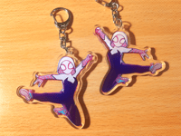 Image 3 of Spideyverse 2.5 Inch Acrylic Keychains