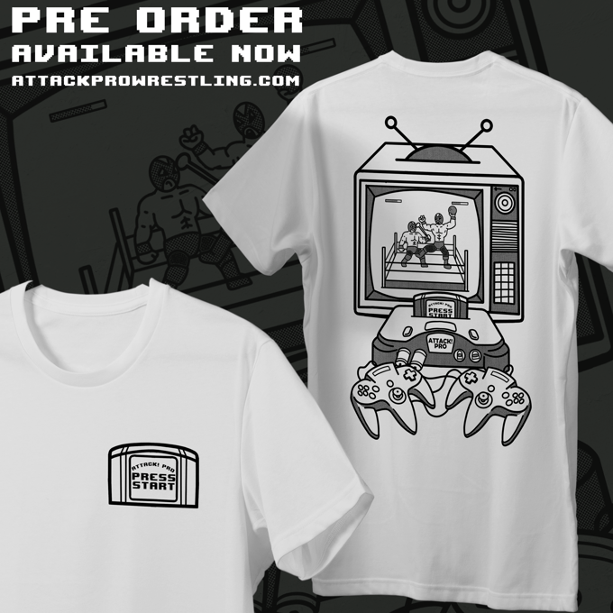 Image of PRESS START 7 Shirt - PRE ORDER (collection at event)