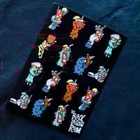 Image 1 of THIRSTY MONSTERS 5" x 7" Limited Edition Signed/Numbered Giclee Prints