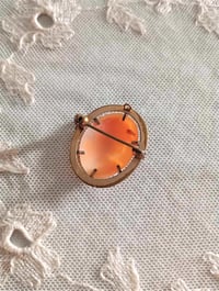 Image 4 of Art Deco Rolled Gold Portrait Cameo Brooch