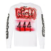 Rich Vision x Paid in Full Airbrush Long Sleeve Tee in Red/Black