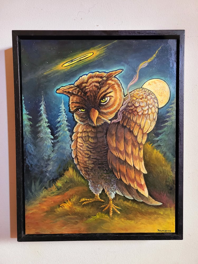 Image of False Prophet oil painting (framed)