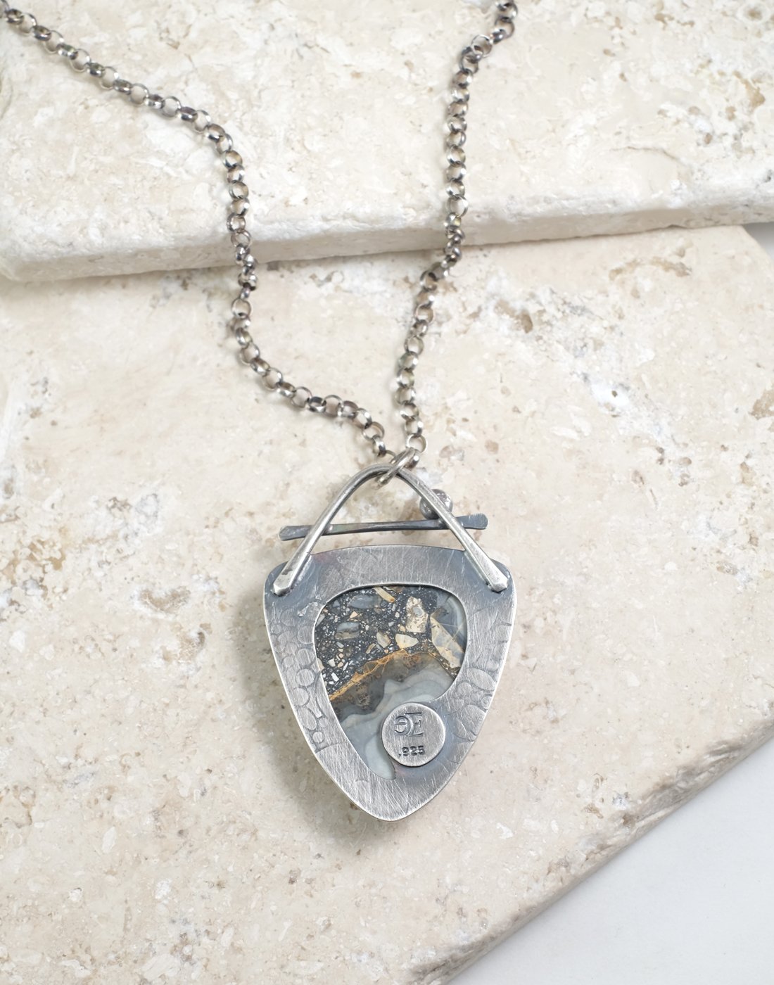 Image of Maligano Jasper Moon Necklace