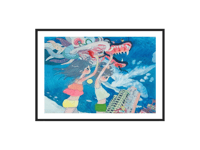 Image 1 of Aya Takano - April, Dragon Dance, Look, There are mysterious clouds, Giclee Print