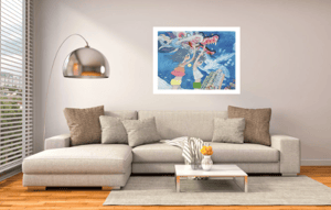 Image of Aya Takano - April, Dragon Dance, Look, There are mysterious clouds, Giclee Print