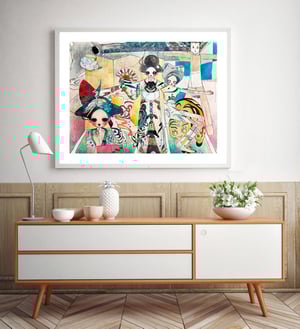Image of Aya Takano - Dun Huang's Room, Fine Art Giclee Print, Poster