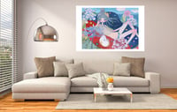 Image 5 of Aya Takano - Flowers, Enraptured, Cat, Fine Art Giclee Print, Poster