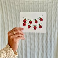 Image 2 of Strawberry Holiday Card