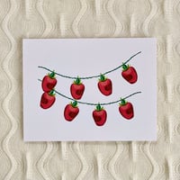 Image 1 of Strawberry Holiday Card